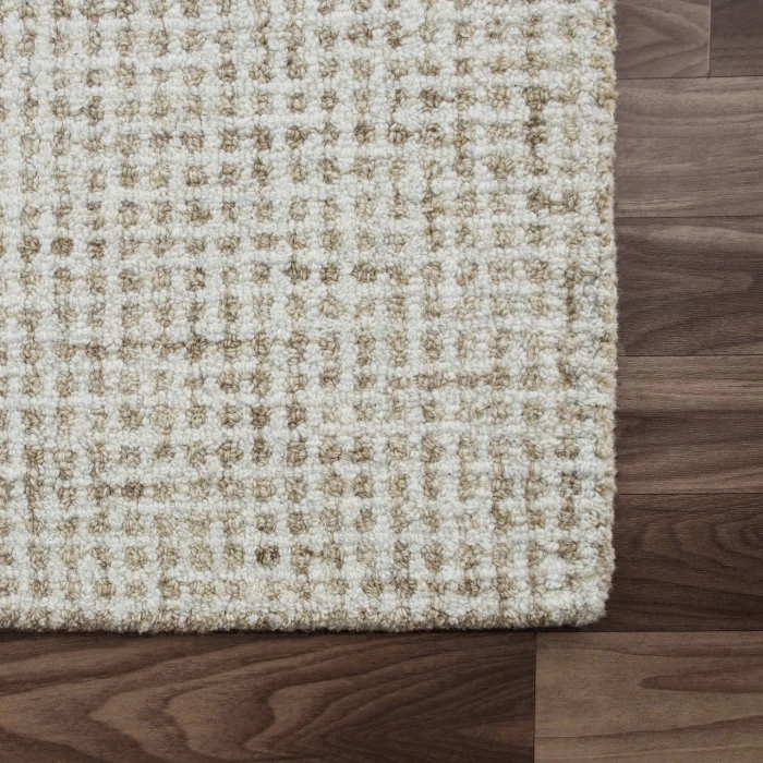 Rugs Town Cross Beige CRISS 4ft. x 6ft. Rectangle Rug