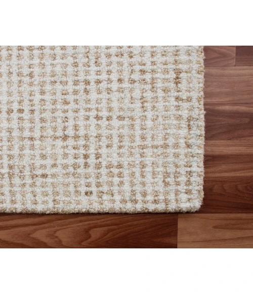 LR Home Criss Cross Beige/Ivory 82380 7 ft. 9 in. X 9 ft. 9 in. Rect. Rug
