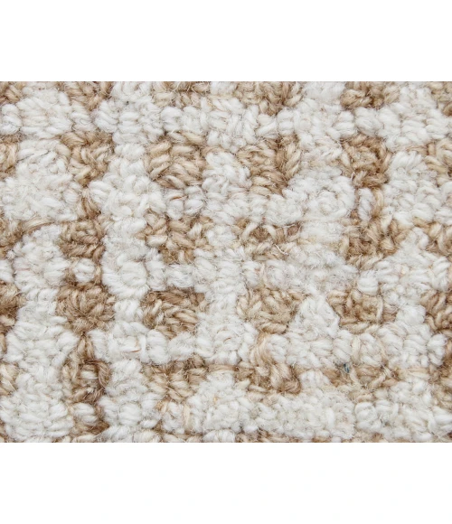 LR Home Criss Cross Beige/Ivory 82380 7 ft. 9 in. X 9 ft. 9 in. Rect. Rug