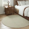 Rugs Town 82779 Green / Ivory 6ft. Round Rug