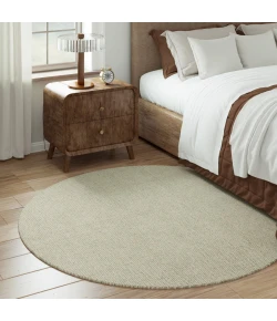 Rugs Town 82779 Green / Ivory 8ft. Round Rug
