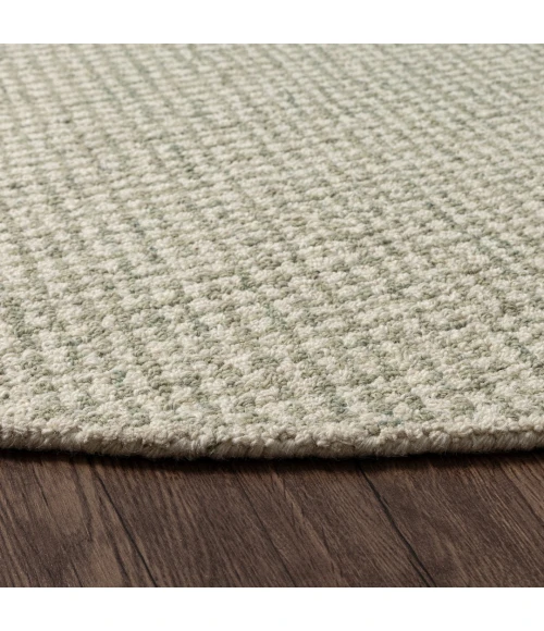 Rugs Town Criss Cross Green Criss Cross 6ft. Round Rug