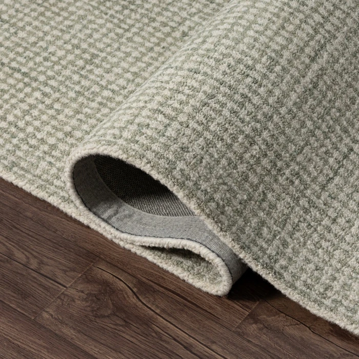 Rugs Town Cross Green Criss Cross 7ft.9in. x 9ft.9in. Rect. Rug
