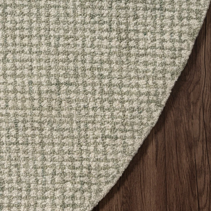 Rugs Town Cross Green Criss Cross 8ft. Round Rug