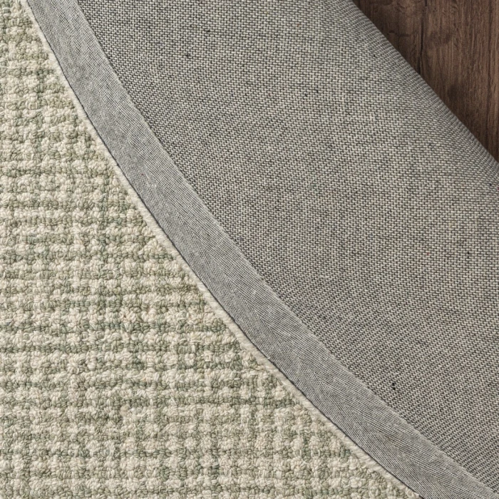 Rugs Town Cross Green Criss Cross 8ft. Round Rug