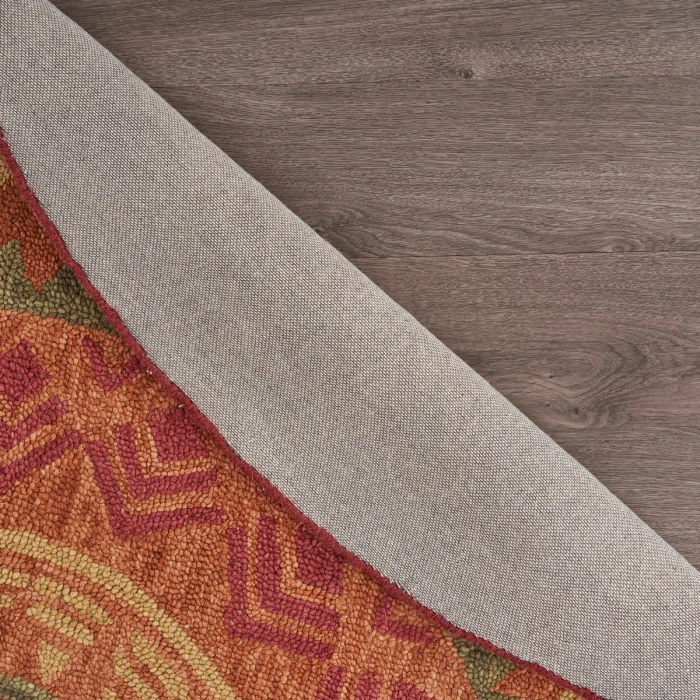 Rugs Town 54059 Rust 6' Round Rug