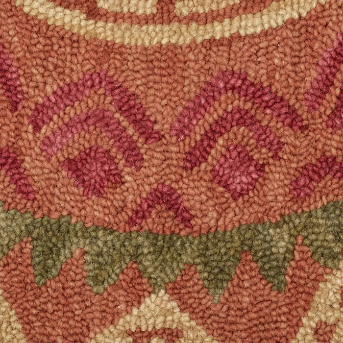 Rugs Town 54059 Rust 6' Round Rug
