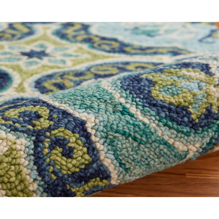 Rugs Town 54076 Green 5' Round Rug
