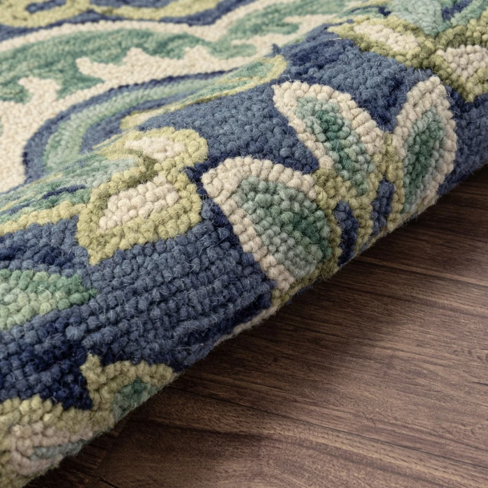Rugs Town Green DAZZL 2ft.3in. x 3ft.10in. Hearth Rug