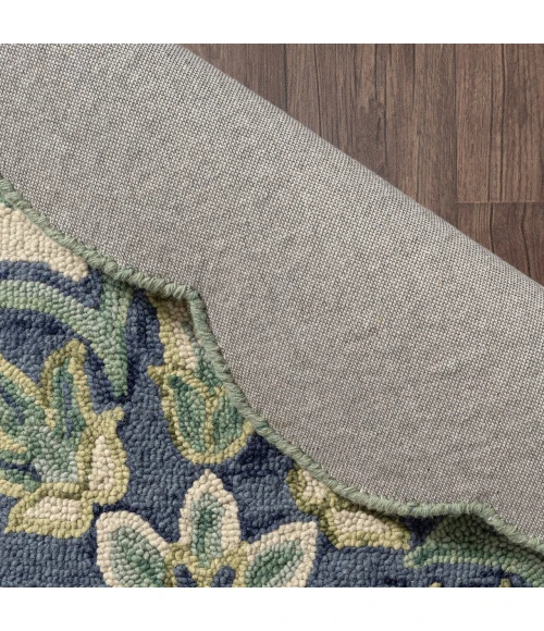 LR Home Dazzle Green DAZZL 8ft. Round Rug