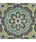 LR Home Dazzle Green DAZZL 8ft. Round Rug