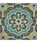 LR Home DAZZLE 54076 Green 7'9" X 9'9 Rect. Rug