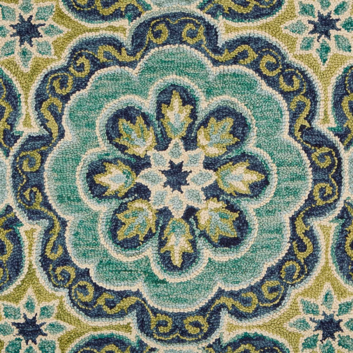 Rugs Town 54076 Green 7'9" X 9'9 Rect. Rug