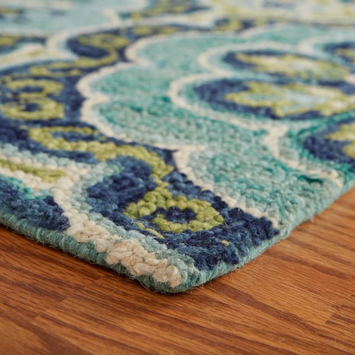 Rugs Town 54076 Green 7'9" X 9'9 Rect. Rug