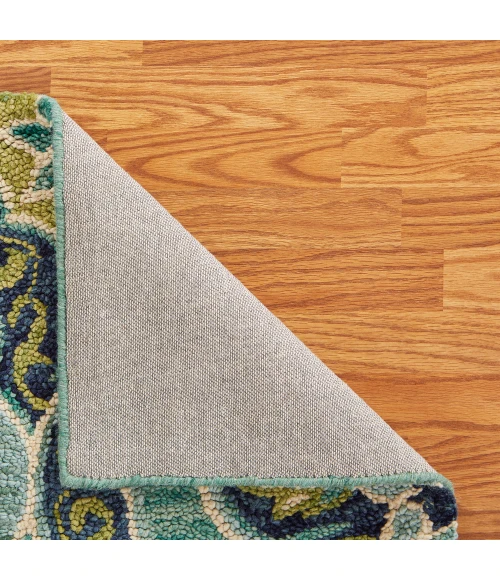 LR Home DAZZLE 54076 Green 7'9" X 9'9 Rect. Rug