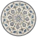 Daleyza DAZ-AT Ivory Area Rug 4 ft. Round