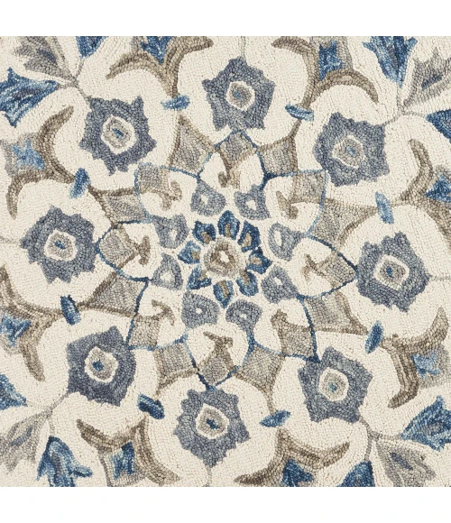 LR Home DAZZLE 54090 Ivory 4' X 4' Round Rug