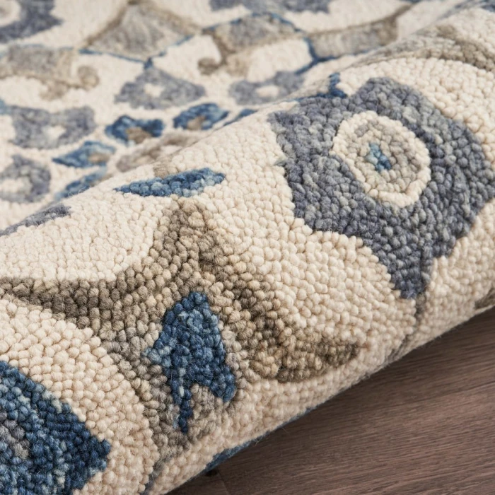Rugs Town 54090 Ivory 6' Round Rug