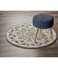 LR Home DAZZLE 54090 Ivory 4' X 4' Round Rug