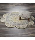 LR Home DAZZLE 54092 Gray 6' Round Rug