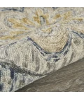 LR Home DAZZLE 54092 Gray 6' Round Rug