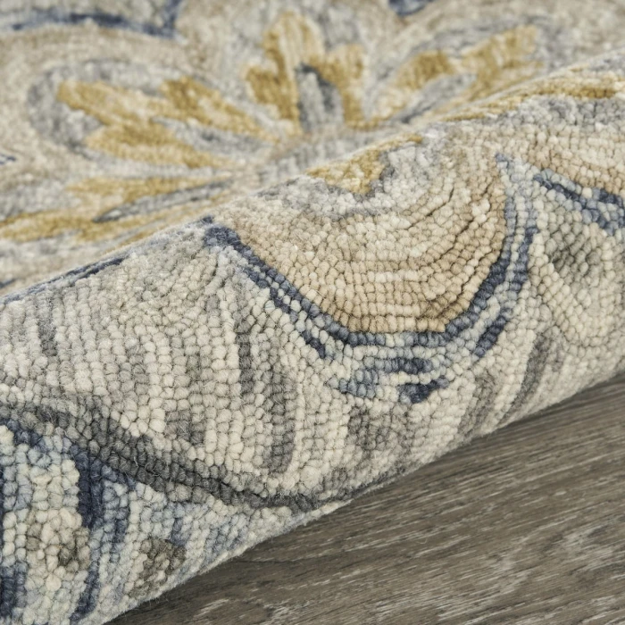 Rugs Town 54092 Gray 6' Round Rug