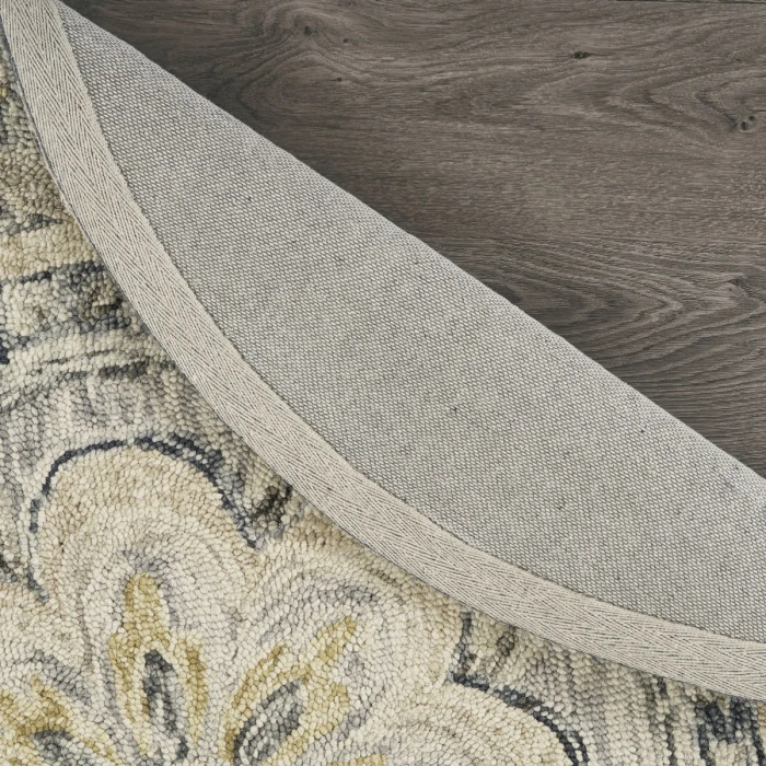 Rugs Town 54092 Gray 6' Round Rug