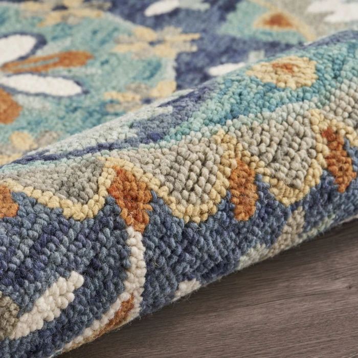 Rugs Town 54099 Teal/ Blue 6' Round Rug