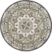 Daleyza DAZ-AW Ivory Area Rug 4 ft. Round