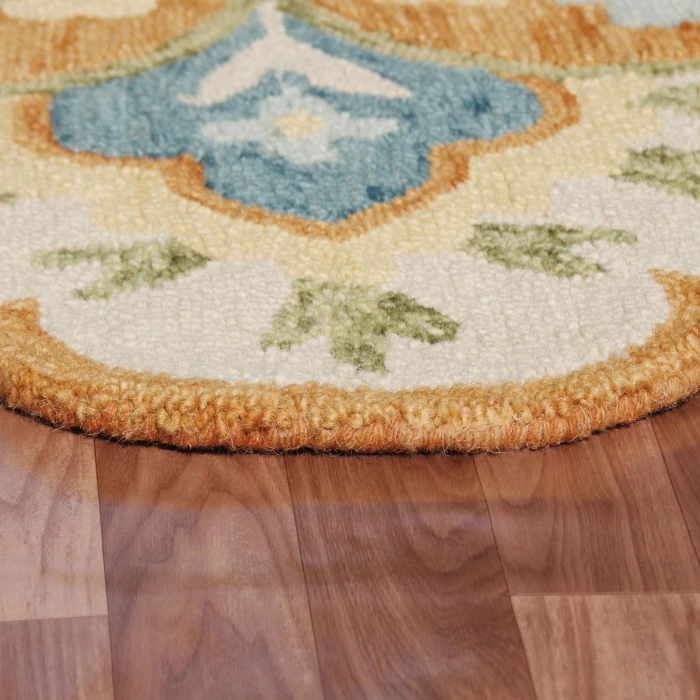 Rugs Town 82266 Rust 6' Round Rug
