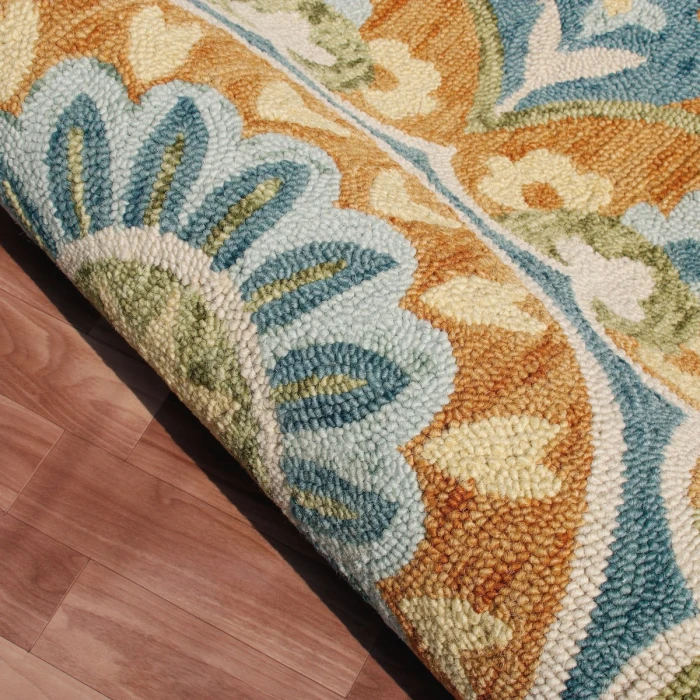 Rugs Town 82266 Rust 6' Round Rug