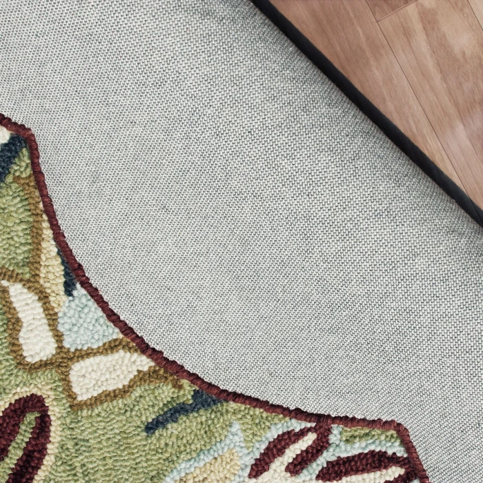 Rugs Town 82268 Red/ Gold 6' Round Rug