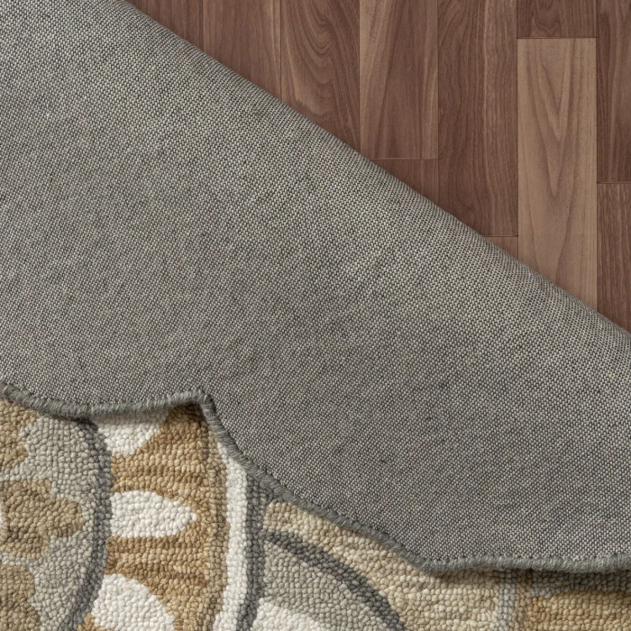 Rugs Town Gray DAZZL 5ft. x 5ft. Round Rug