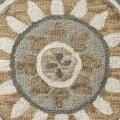 LR Home Dazzle Gray DAZZL 5ft. x 5ft. Round Rug