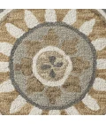 LR Home Dazzle Gray DAZZL 5ft. x 5ft. Round Rug