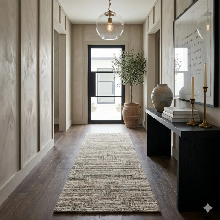 LR Home Delta Brown Sapphira 2ft.6in. x 8ft. Rect. Rug