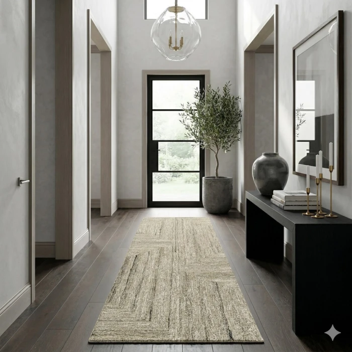 Rugs Town Green Valen 2ft.6in. x 8ft. Rect. Rug