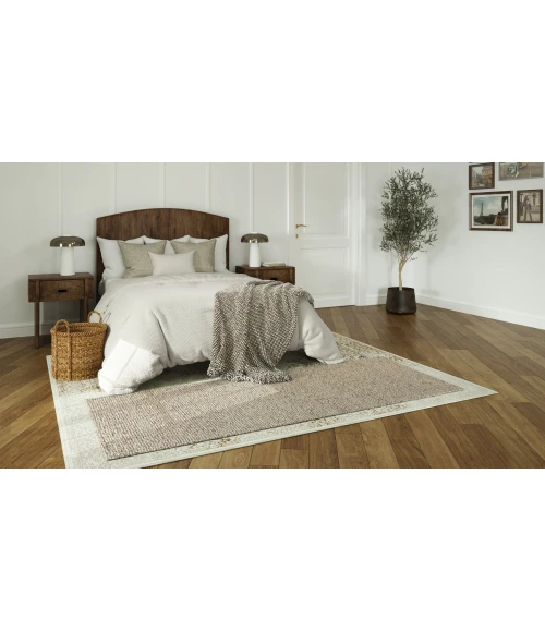 Rugs Town Dome Beige Crane 2ft.6in. x 8ft. Rect. Rug