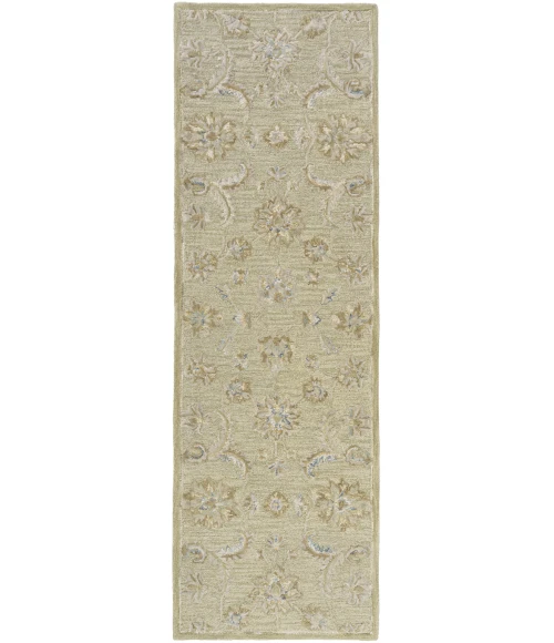 Rugs Town Dreamscape Green DREAM 2ft.6in. x 8ft. Runner Rug