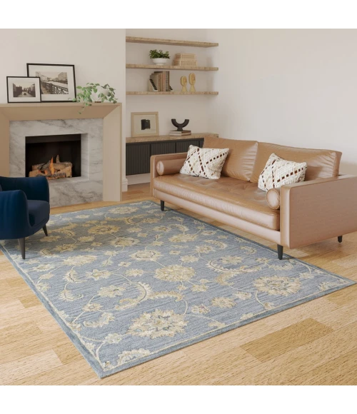 Rugs Town Dreamscape Blue Casa 7ft.9in. x 9ft.9in. Rect. Rug