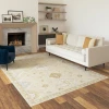 Rugs Town 82443 Beige/Seafoam 5ft. x 7ft.9in. Rect. Rug