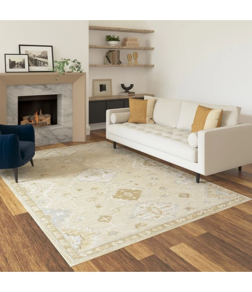 Rugs Town Dreamscape Beige Cedarvale 7ft.9in. x 9ft.9in. Rect. Rug