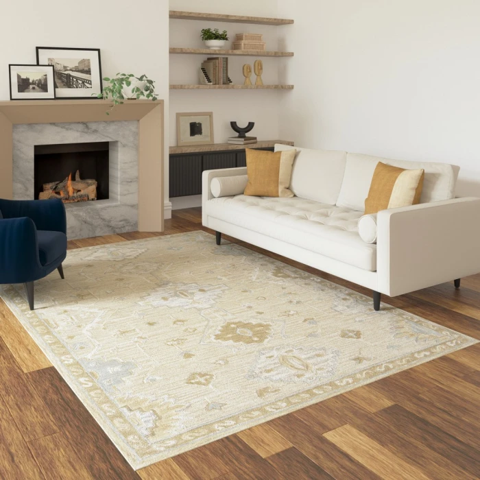 Rugs Town Beige Cedarvale 10ft. x 14ft. Rect. Rug