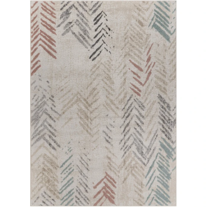 Rugs Town Ivory Ridgewood 5ft.2in. x 7ft.2in. Rect. Rug