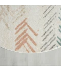 Rugs Town Ivory DUNEC 6ft. Round Rug