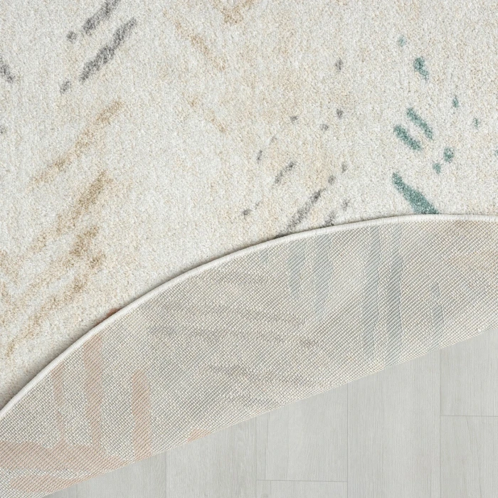 Rugs Town Ivory DUNEC 6ft. Round Rug