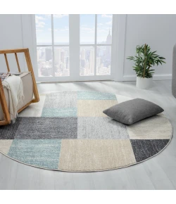 LR Home Dune Beige DUNEC 6ft. Round Rug