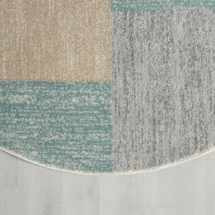 Rugs Town Beige DUNEC 6ft. Round Rug