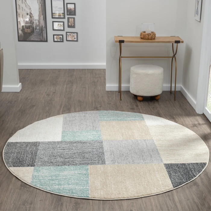 Rugs Town Beige DUNEC 6ft. Round Rug