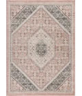 LR Home DUNE 81668 Salmon/ White 7'9" X 9'5 Rect. Rug